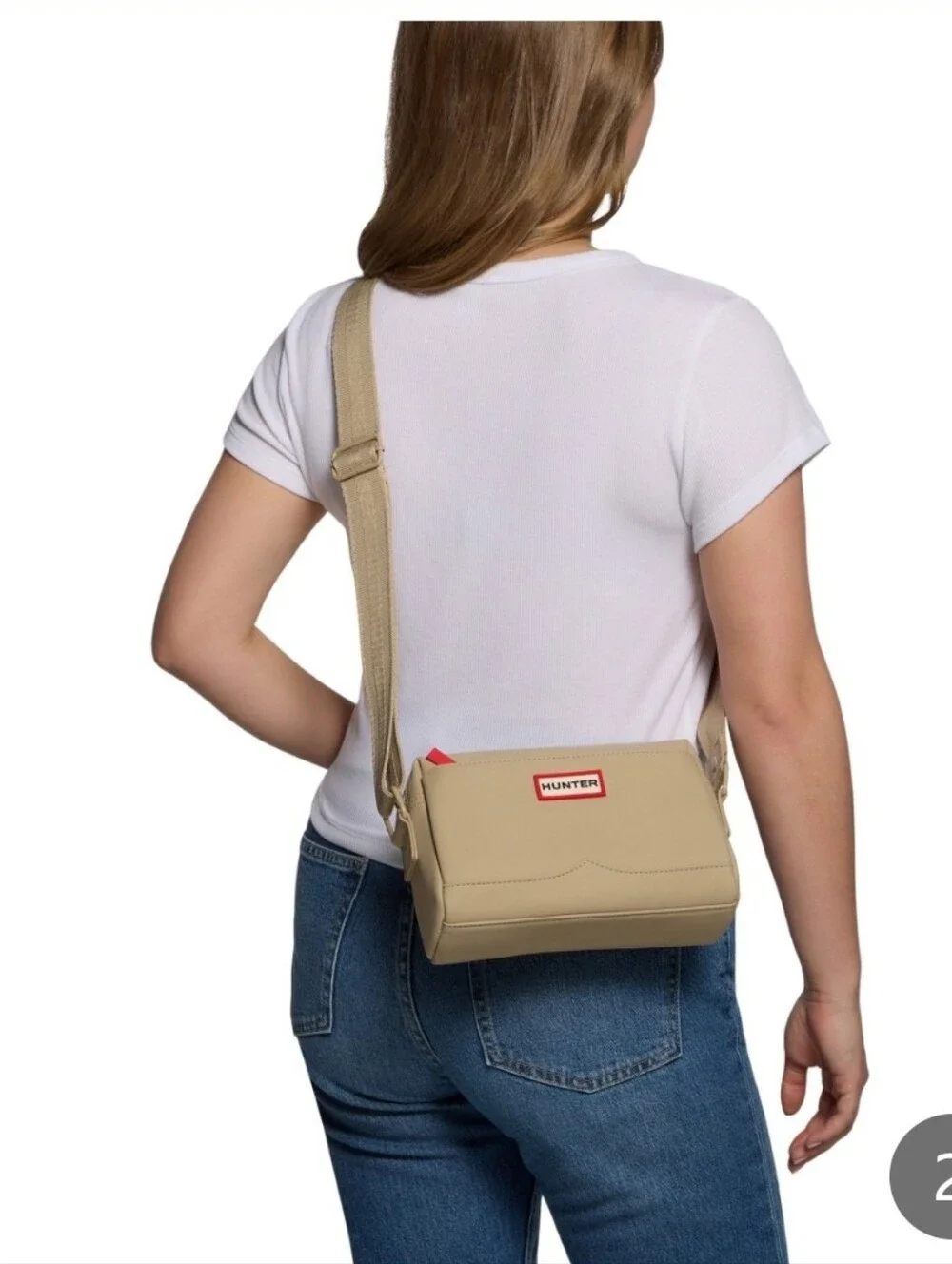 (6)Hunter Ladies Crossbody with Red Trim